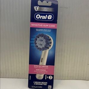 Oral-B Sensitive Gum Care Replacement Brush Heads - 3 Heads